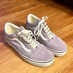 Vans Old Skool Light Purple and White sneakers - M9.5/W11